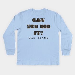 Oak Island Treasure Kids Long Sleeve T-Shirt